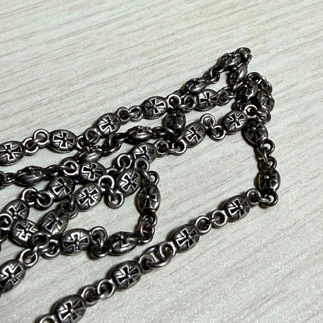 ぷ*ー様 美品✨JUSTIN DAVIS シルバーチェーンブレスレット　クロスチ