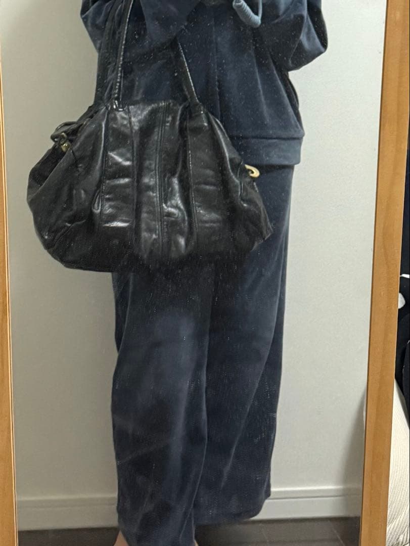 jas M.B. ボストンバッグ　黒　ショルダーつき