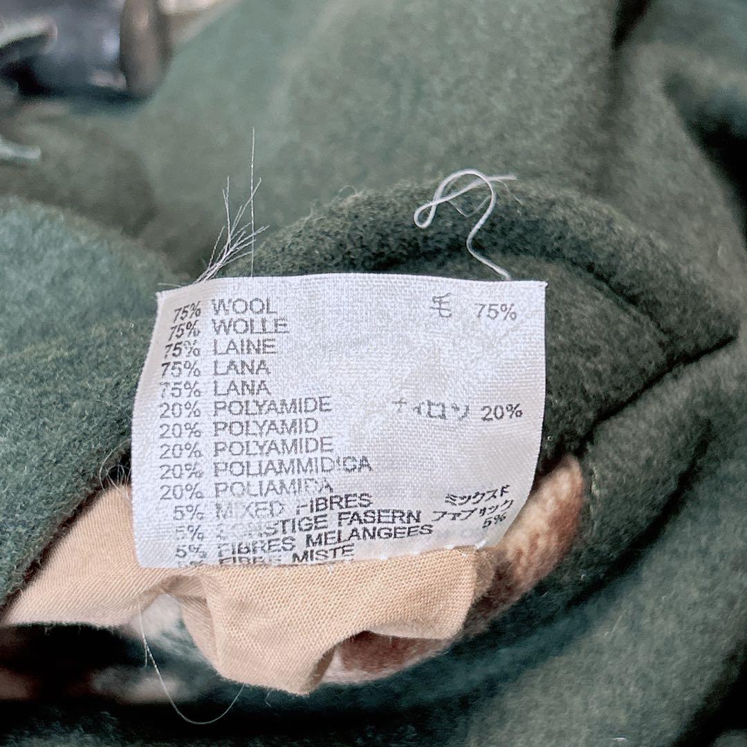 Aquascutum ダッフルコートREG40 英国製ウール ダークグリーン
