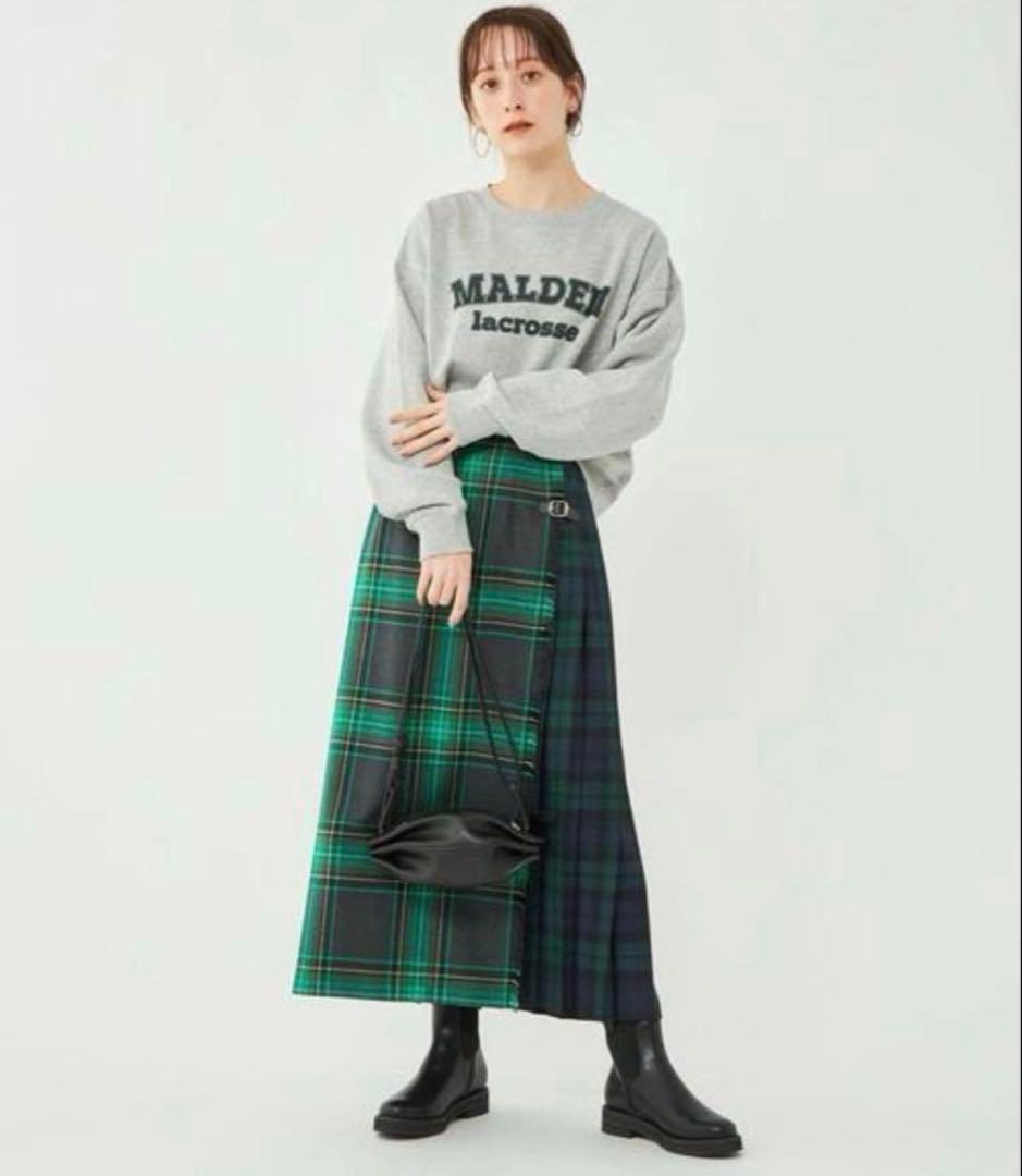 O'NEIL OF DUBLIN(オニールオブダブリン パネル キルト スカート
