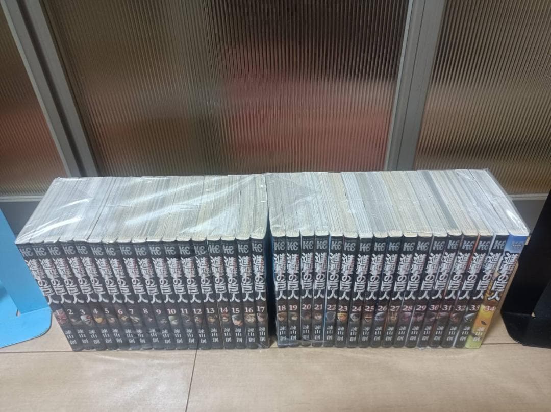 超絶美品 進撃の巨人 初版 全巻 全巻セット 即納 送料無料 映画化 全３４巻