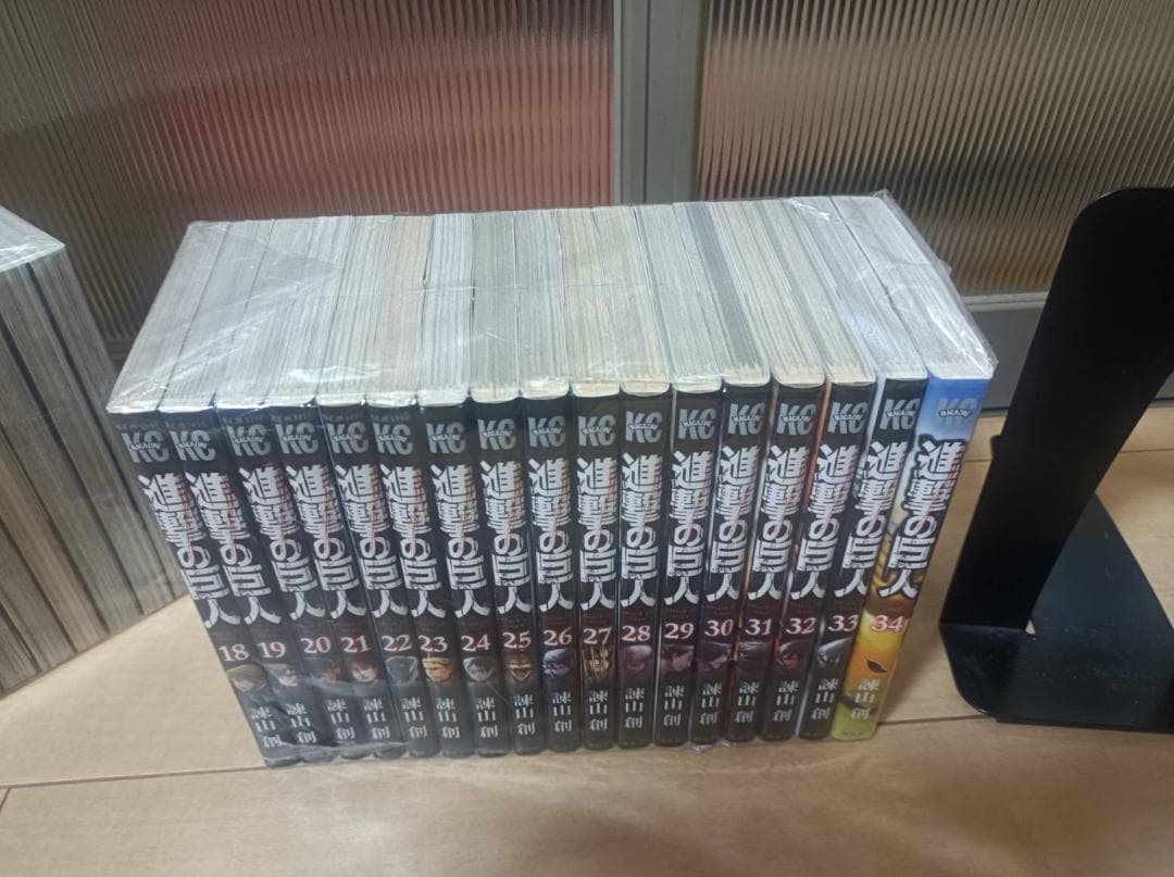 超絶美品 進撃の巨人 初版 全巻 全巻セット 即納 送料無料 映画化 全３４巻