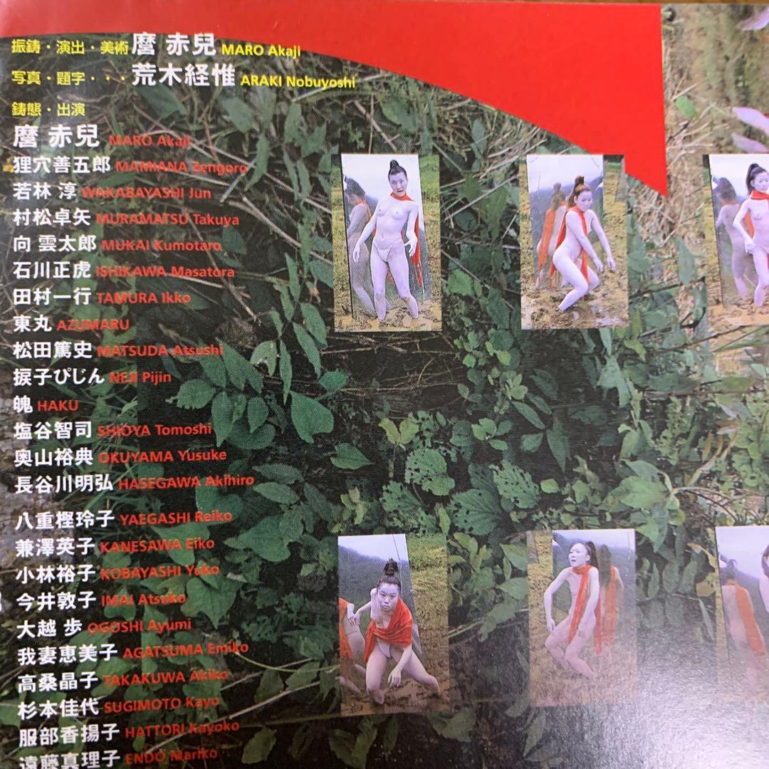麿赤兒　‼️ 写真　荒木経惟‼️フライヤー