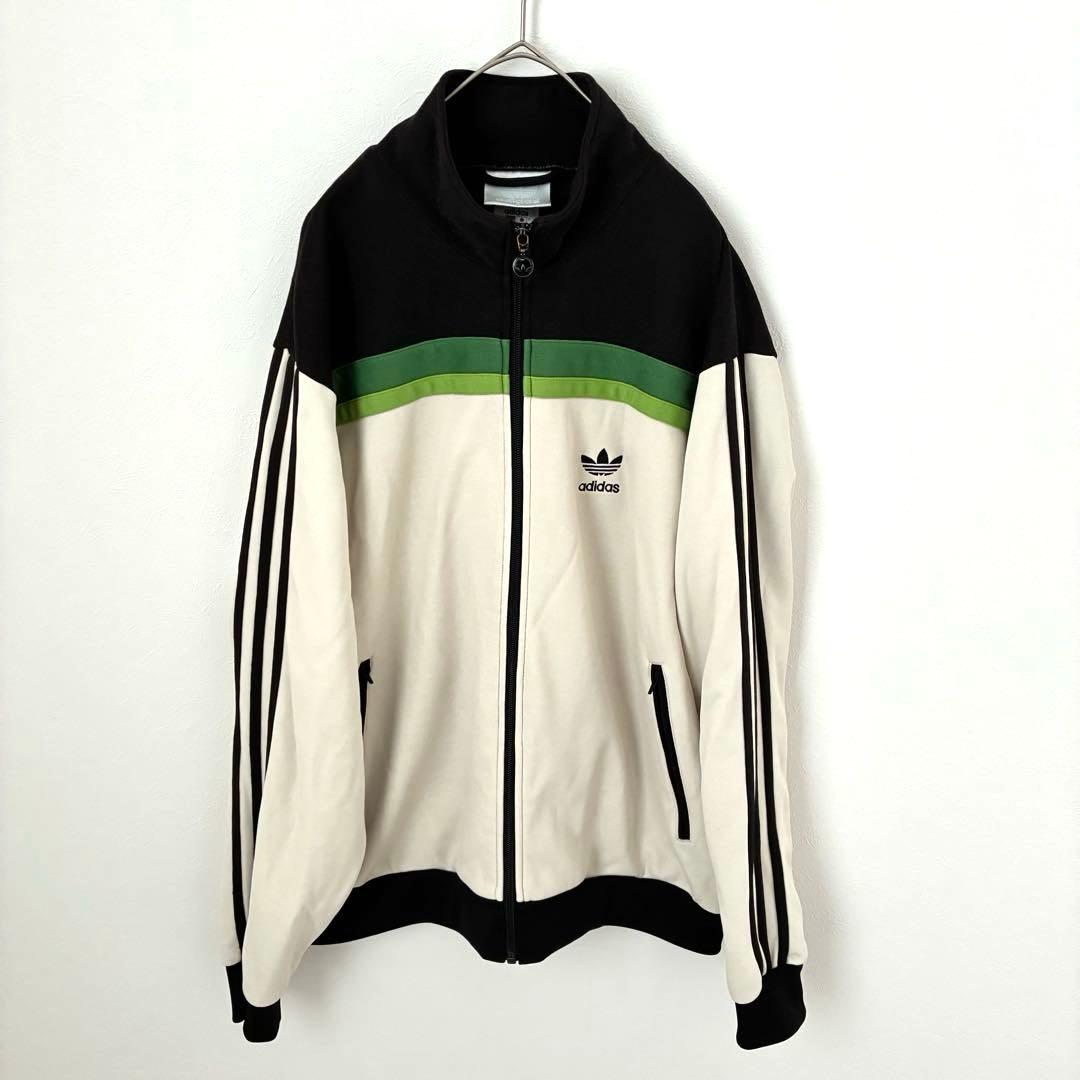 希少 adidas トラックジャケット 90s マルチカラー 切り替え