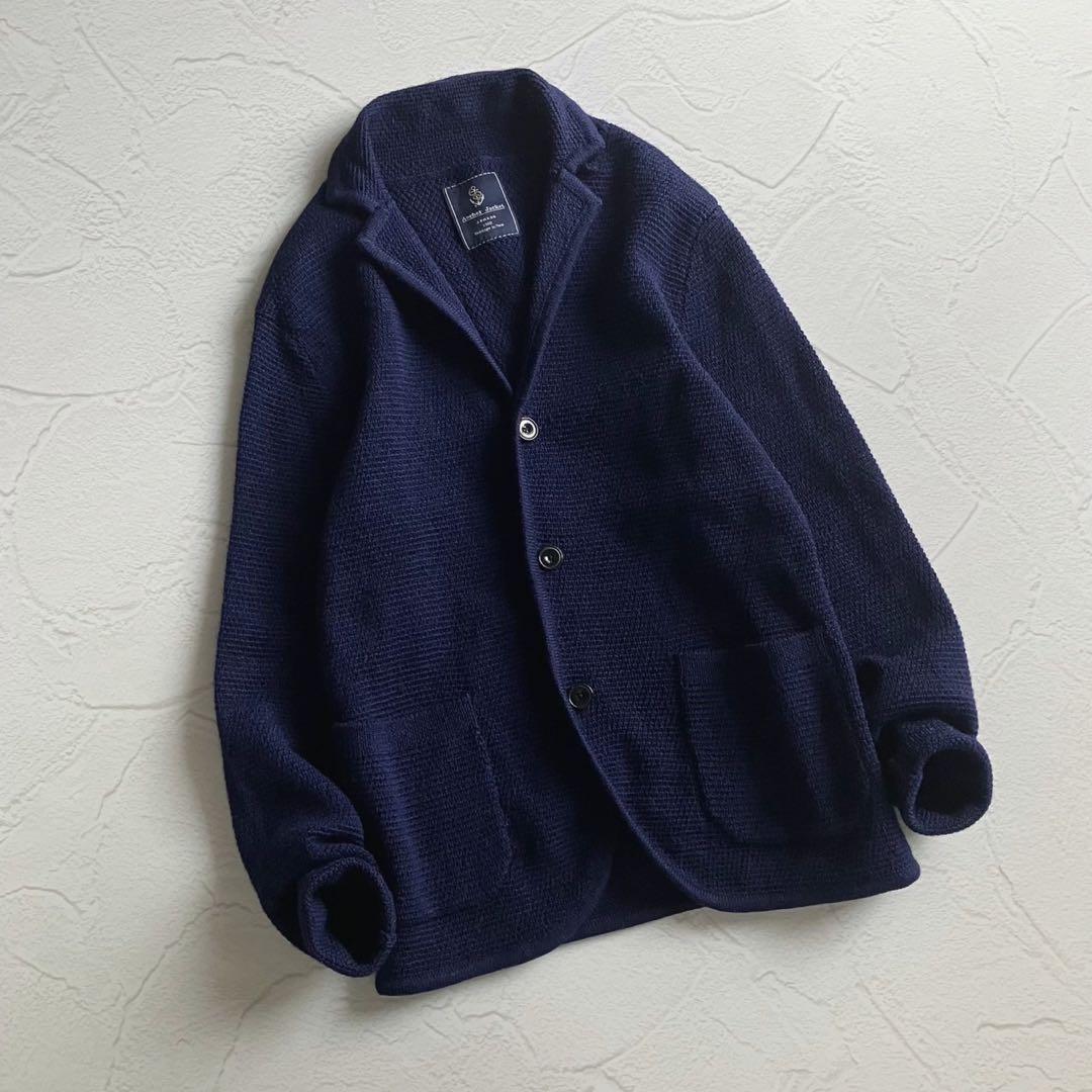【美品】J.プレス アンカージャケット ウール ネイビー ブレザー Mサイズ
