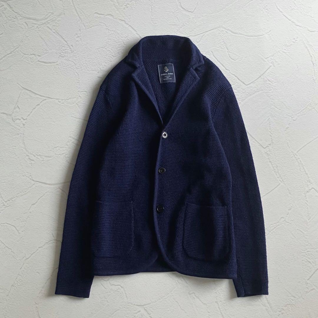 【美品】J.プレス アンカージャケット ウール ネイビー ブレザー Mサイズ