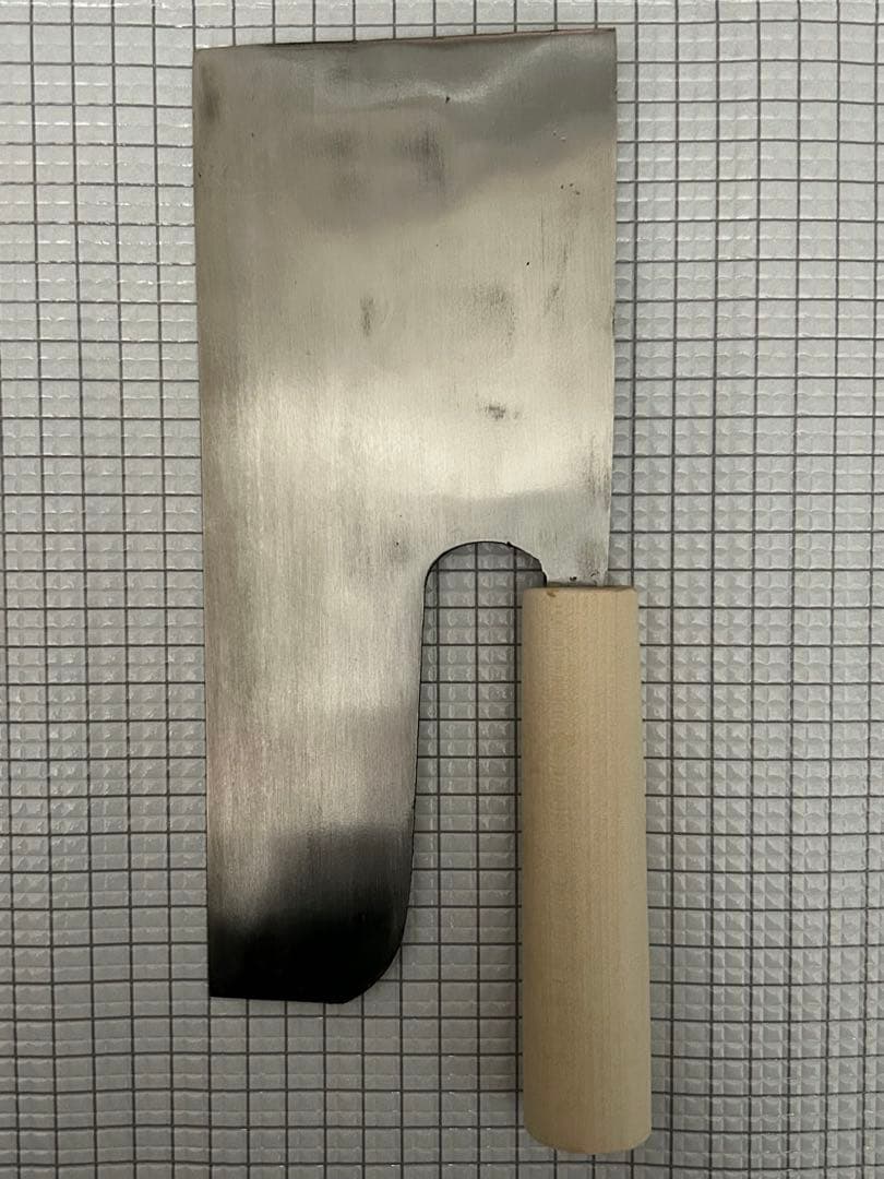 蕎麦切包丁 240mm 朴丸柄ハンドル 麺切包丁 そば切り 包丁
