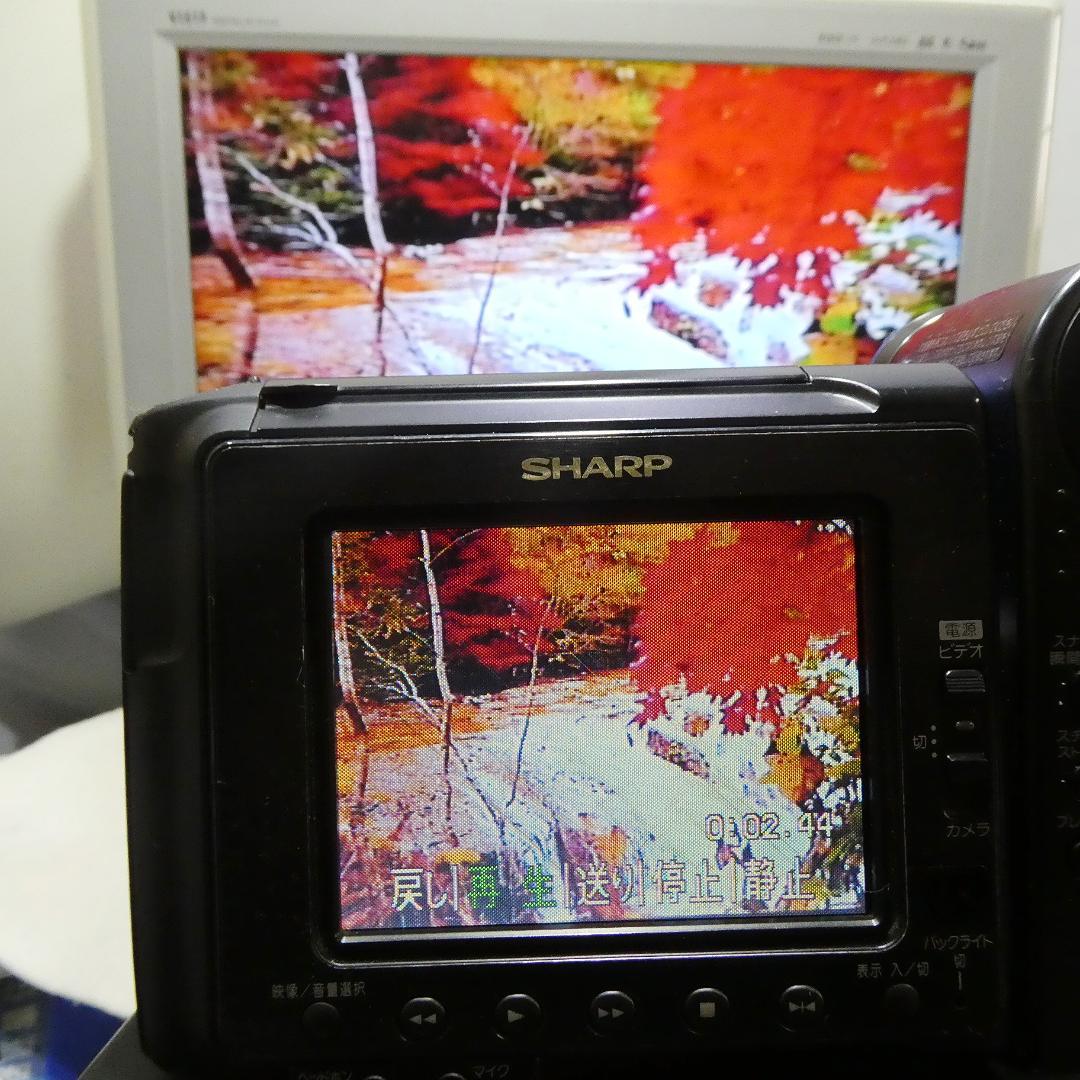 シャープ VL-HL3 動作良好　VideoHi8ビデオカメラ　 ダビングに最適