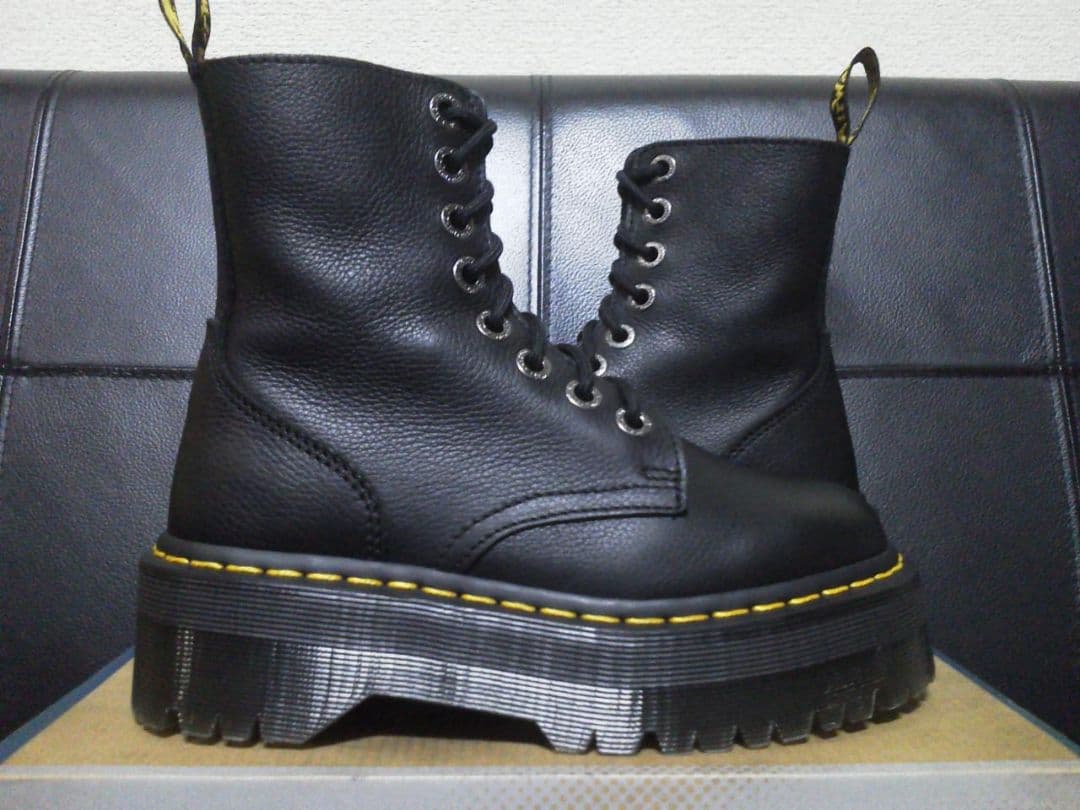【極美品】Dr.Martens JADON Ⅲ UK3 黒 厚底 8ホール