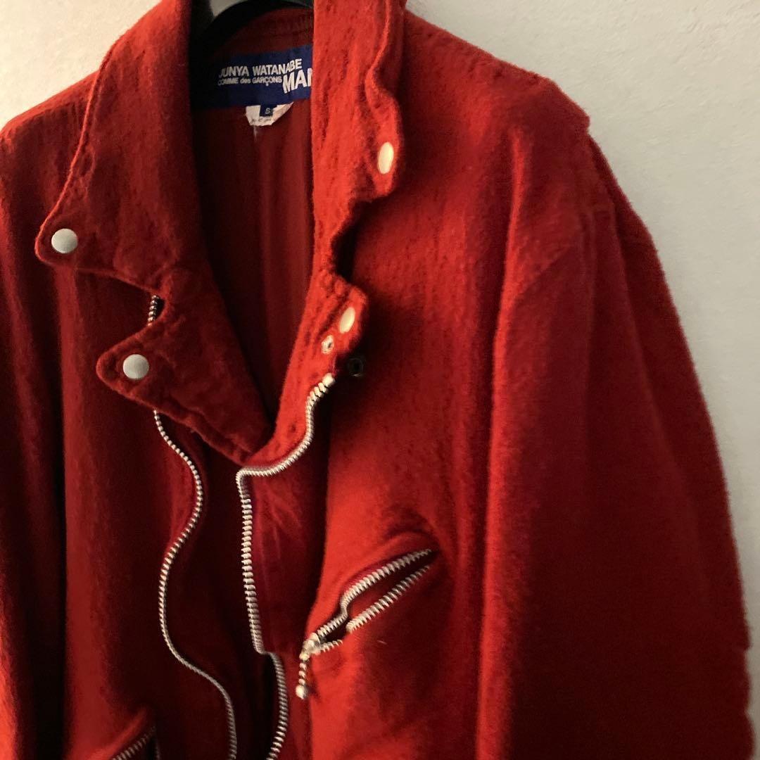 L*L様 コムデギャルソン JUNYA WATANABE ウール縮絨 ライダース