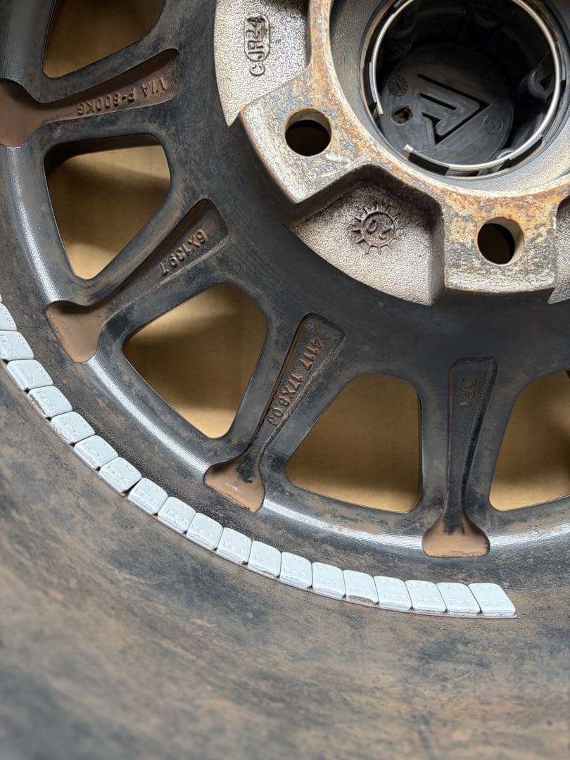 デルタフォース オーバル マットブラック　4本セット　値下げ可能　6穴