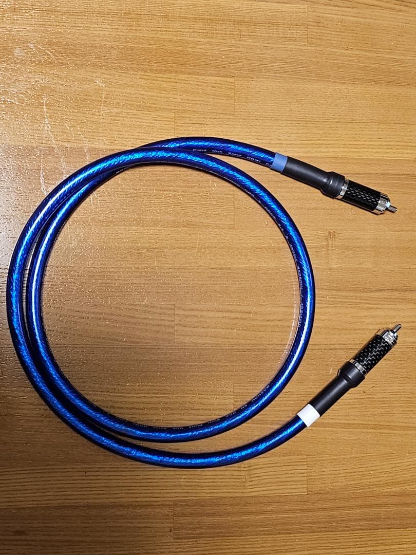 高音質RCAケーブル RTブルー　プロトタイプ