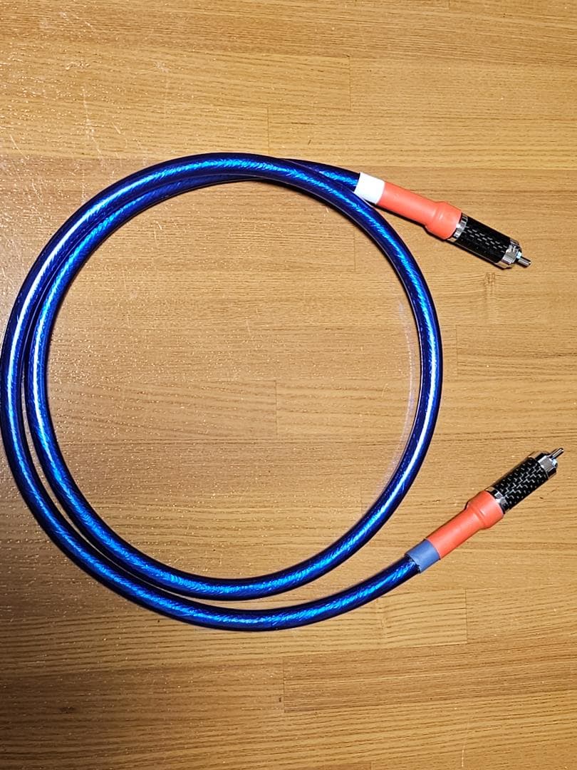 高音質RCAケーブル RTブルー　プロトタイプ