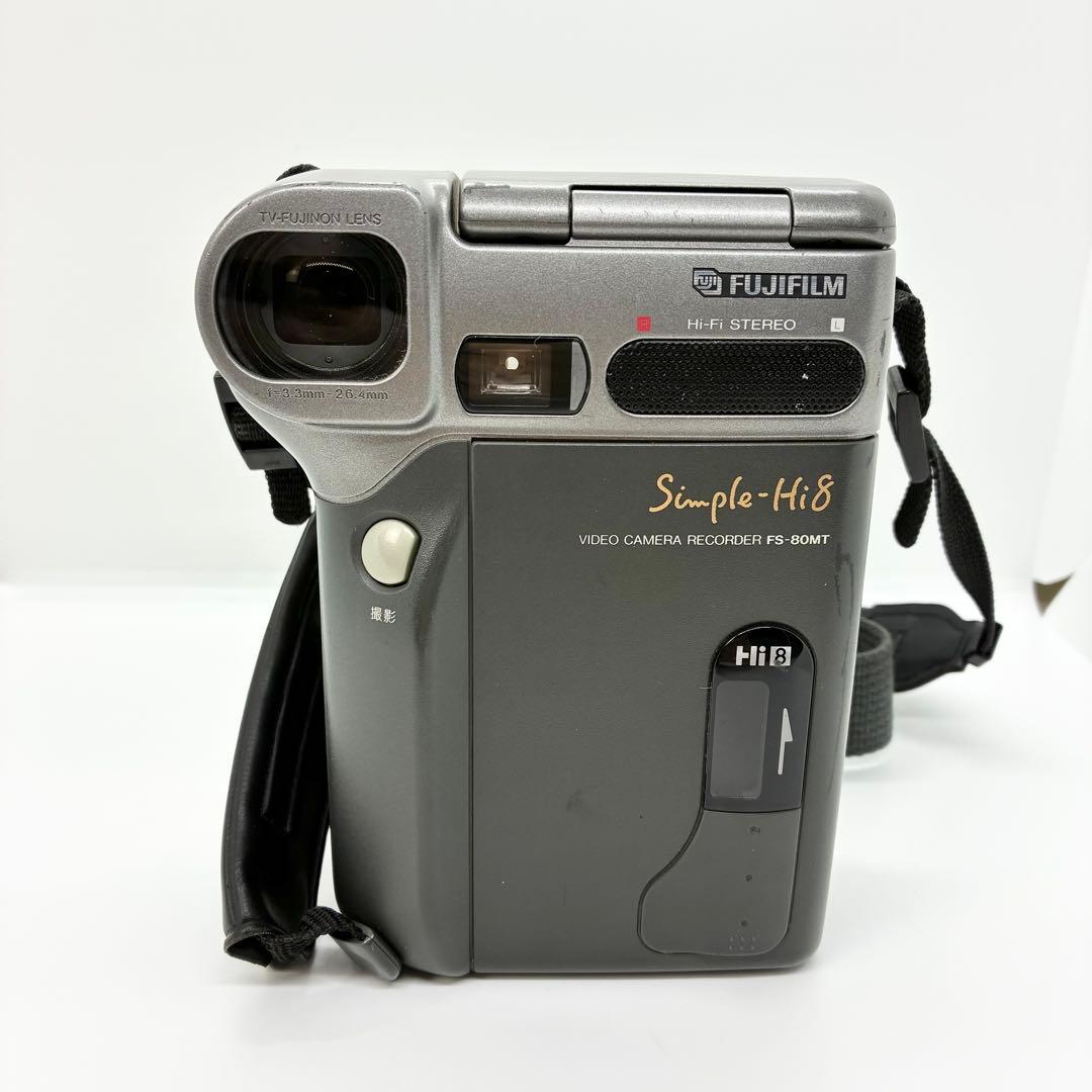 動作品 FUJIFILM Simple-Hi8 ビデオカメラ FS-80MT