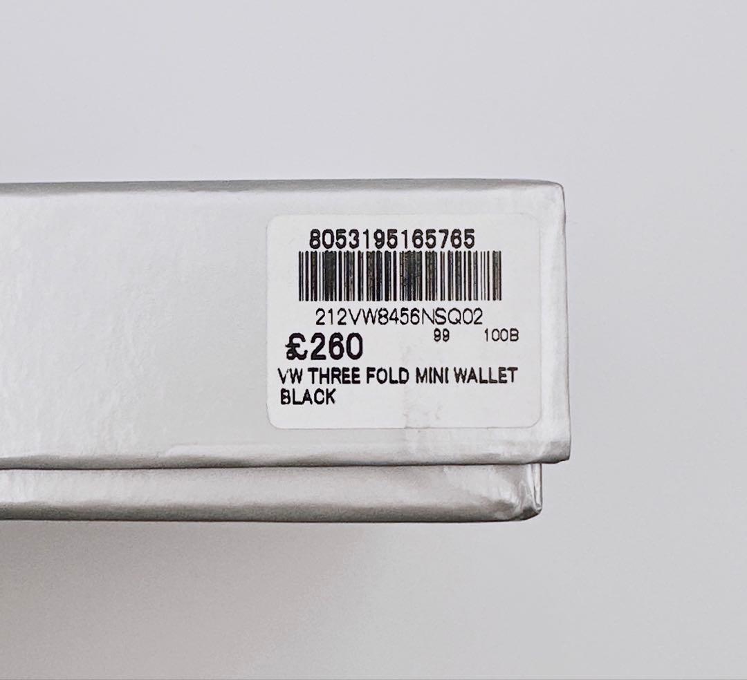 【新品✦最強】Vivienne Westwood ミニ財布 型押し 黒 超人気