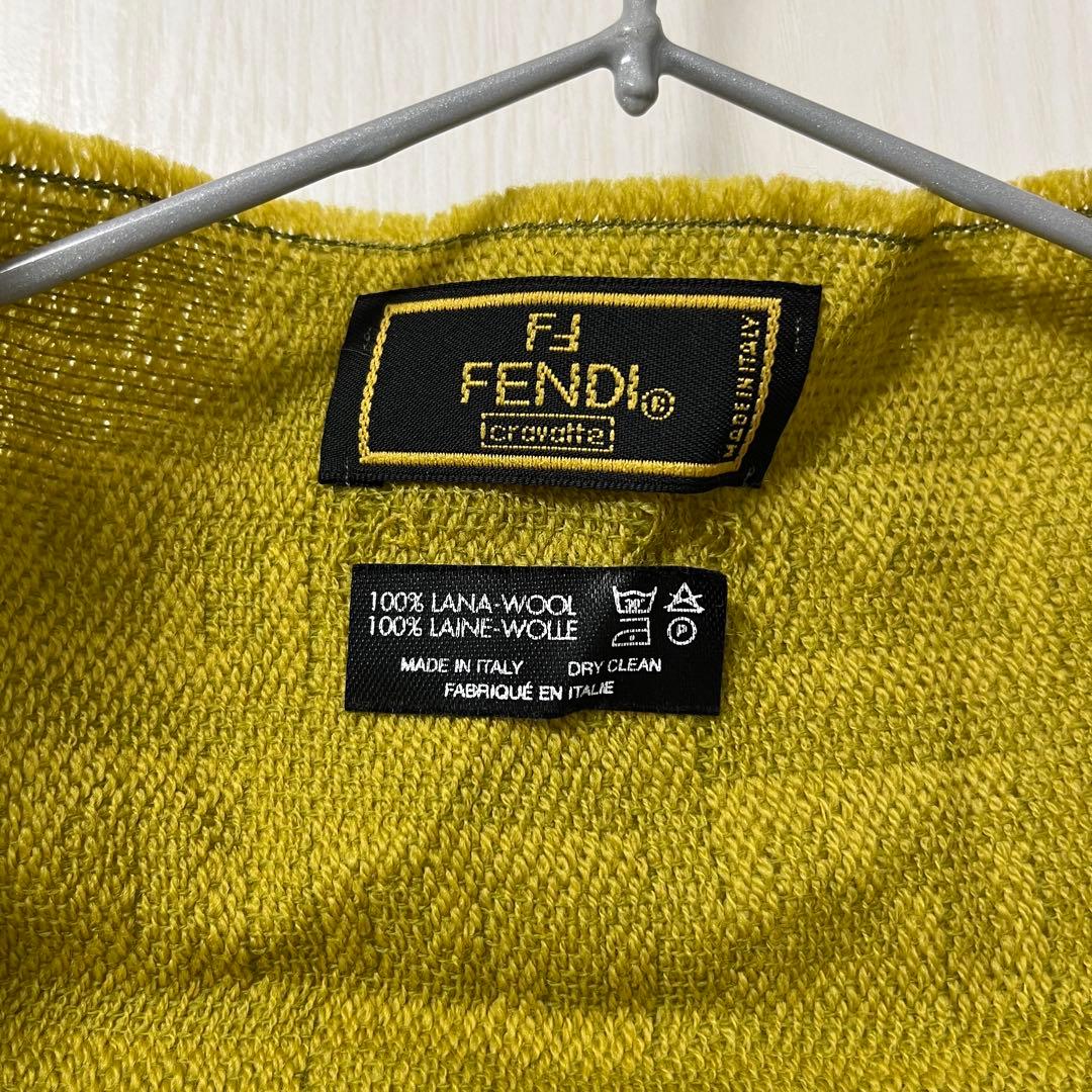 FENDI フェンディ マフラー ストール グリーン系