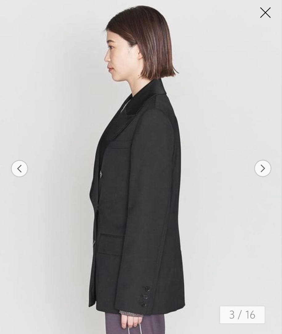 ＜ASTRAET＞PE/W ドビー ピークドラペル 6ボタン ジャケット