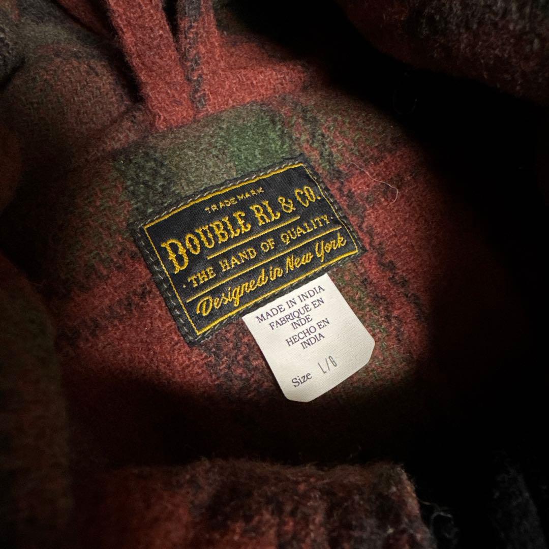 RRL ダブルアールエル　スエードレザーコート　ブラック　L