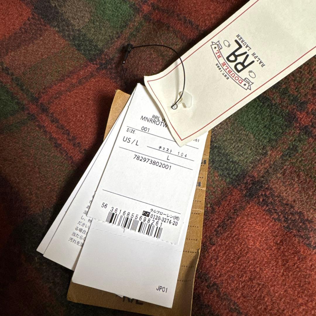 RRL ダブルアールエル　スエードレザーコート　ブラック　L