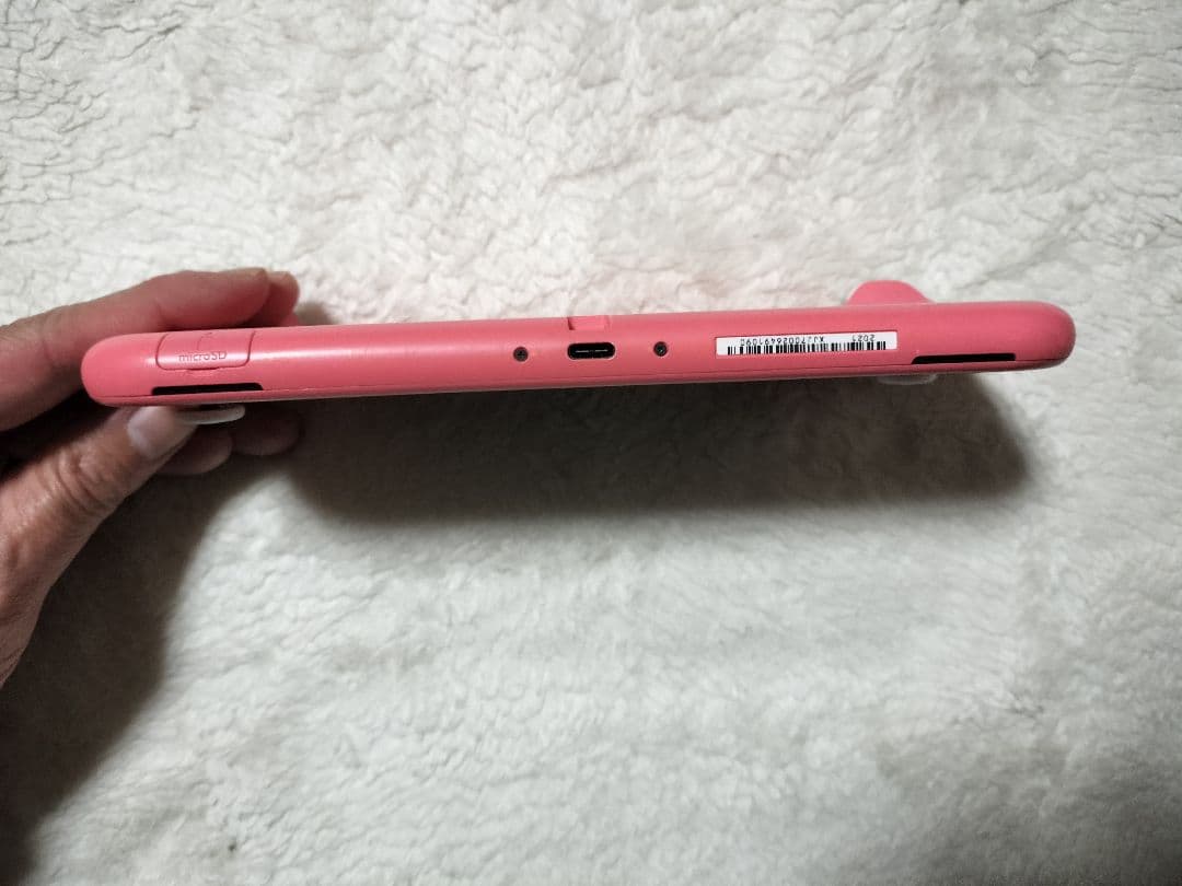 動作品Nintendo Switch Lite ピンク 本体良品