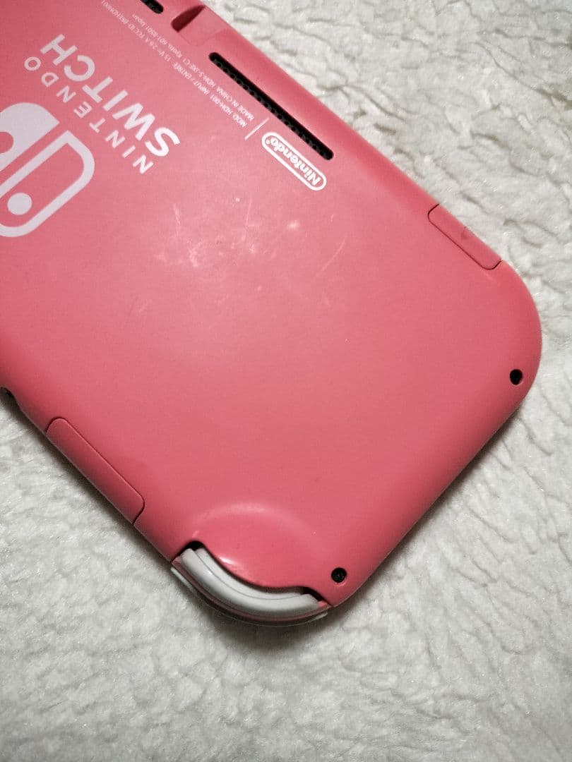 動作品Nintendo Switch Lite ピンク 本体良品