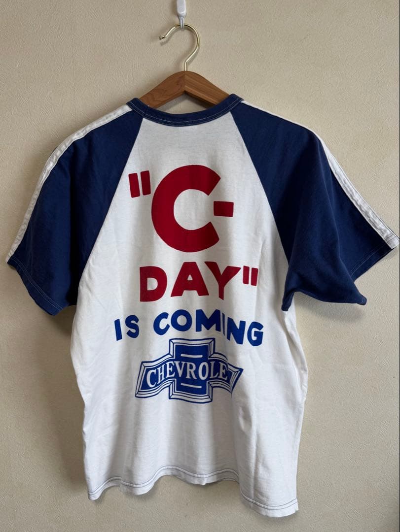 BOOTLEGGERS Chevrolet 両面プリント ラグランTシャツ L