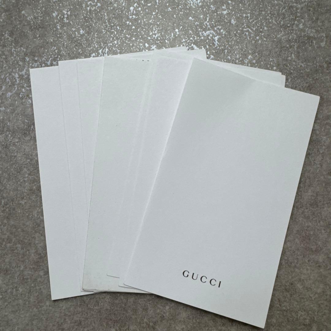 GUCCI グッチ レザー ブラック メモ帳ケース & メモ帳 シリアル刻印