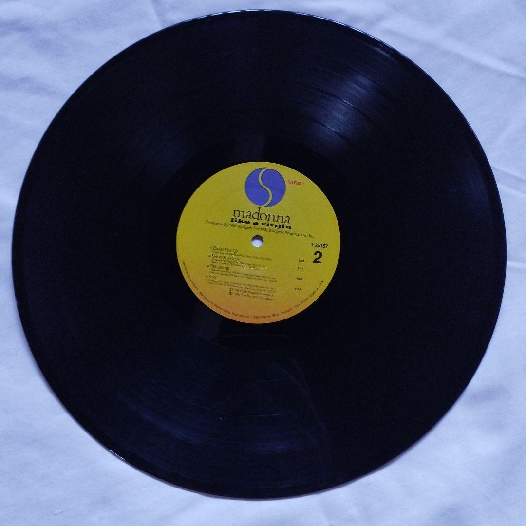 レコード　US盤　MADONNA　ライク・ア・ヴァージン　送料込み マドンナ