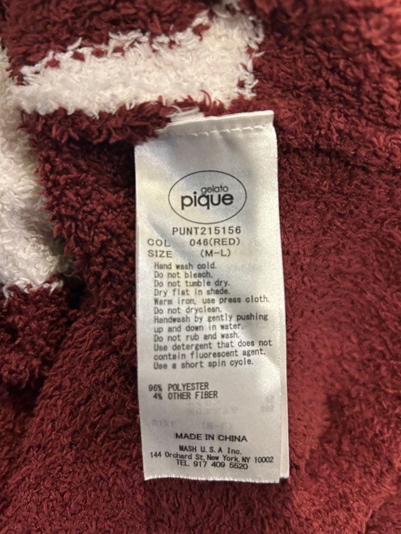 【gelato pique】ヴィッセル神戸 ルームウェア上下　ブランケット