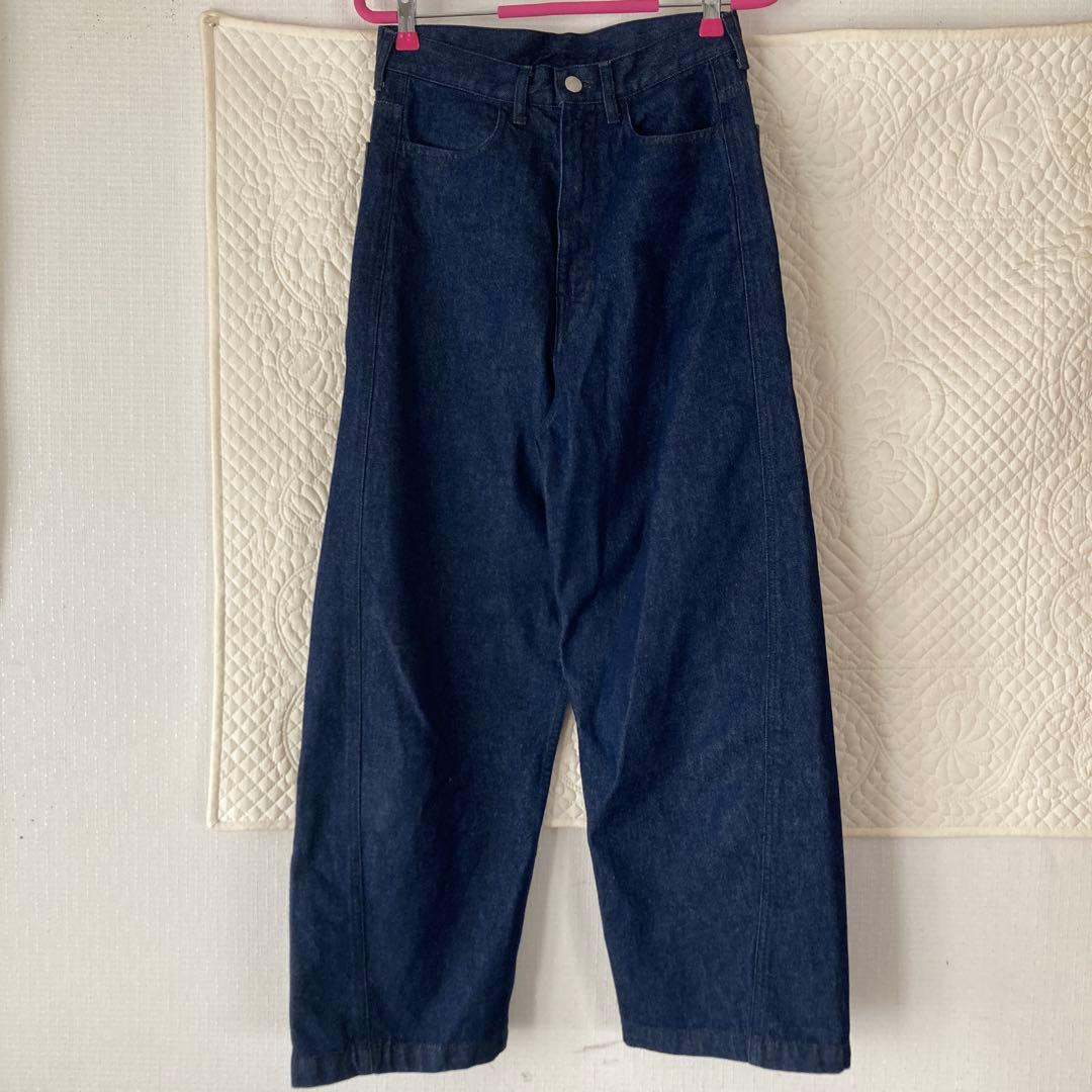 【ほぼ未使用】ORCIVAL コットン デニム　ワイドバギーパンツ