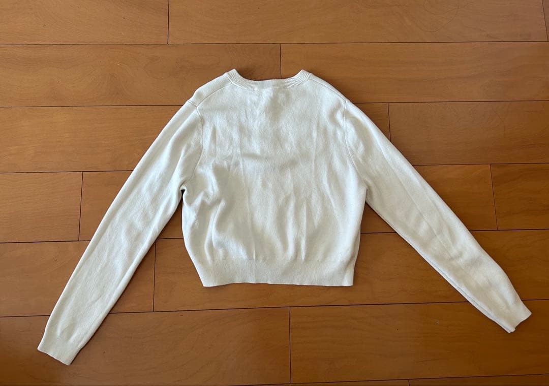 大人気‼︎CABaN コットンカシミヤ クルーネックカーディガン Sサイズ