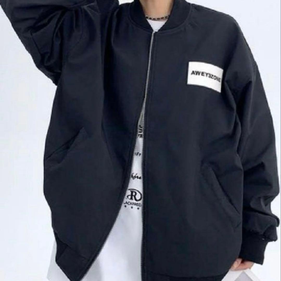 美品＊Dalfwin エンブロイダリーロゴオーバーサイズジャケット