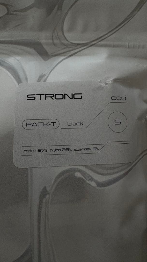 トップス STRONG PACK TEE (BLACK) Ssize
