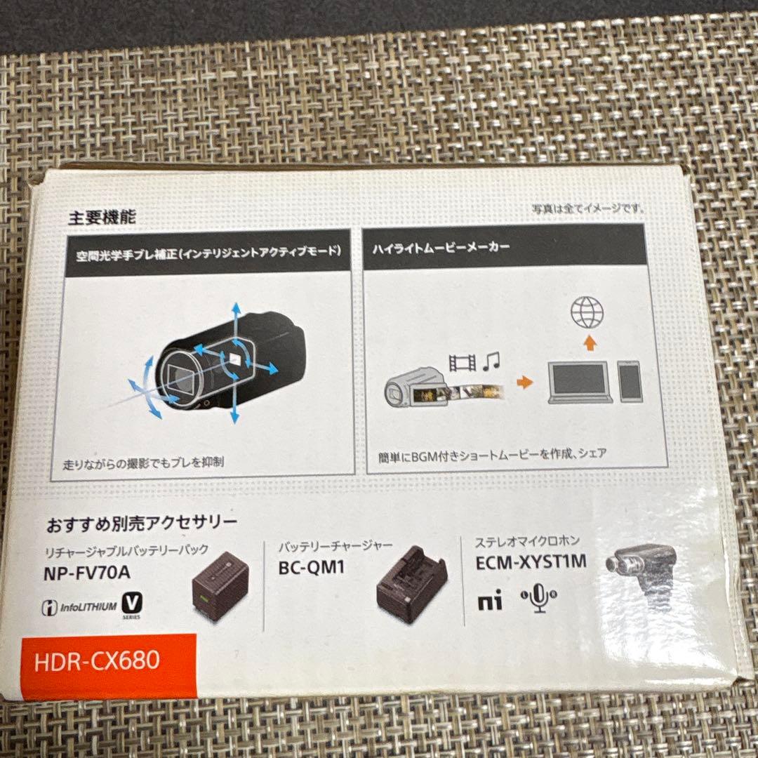 ビデオカメラ SONY HDR-CX680