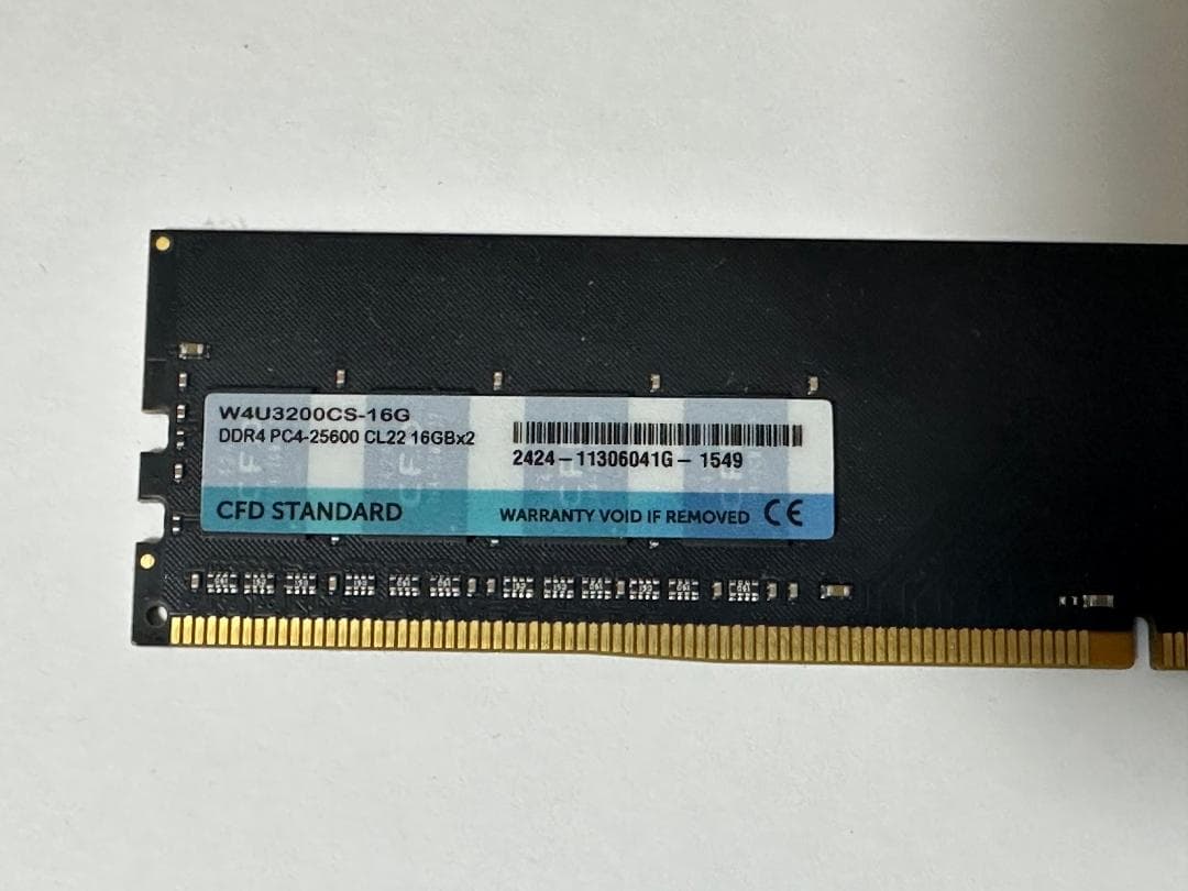 CFD 16GB DDR4 3200MHz メモリー