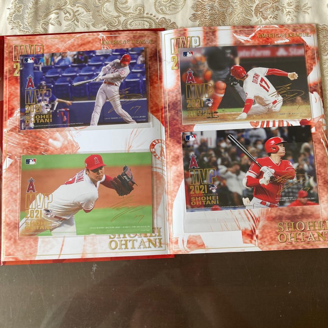 大谷翔平　2021年MVP受賞記念　プレミアムフレームセット　切手無し