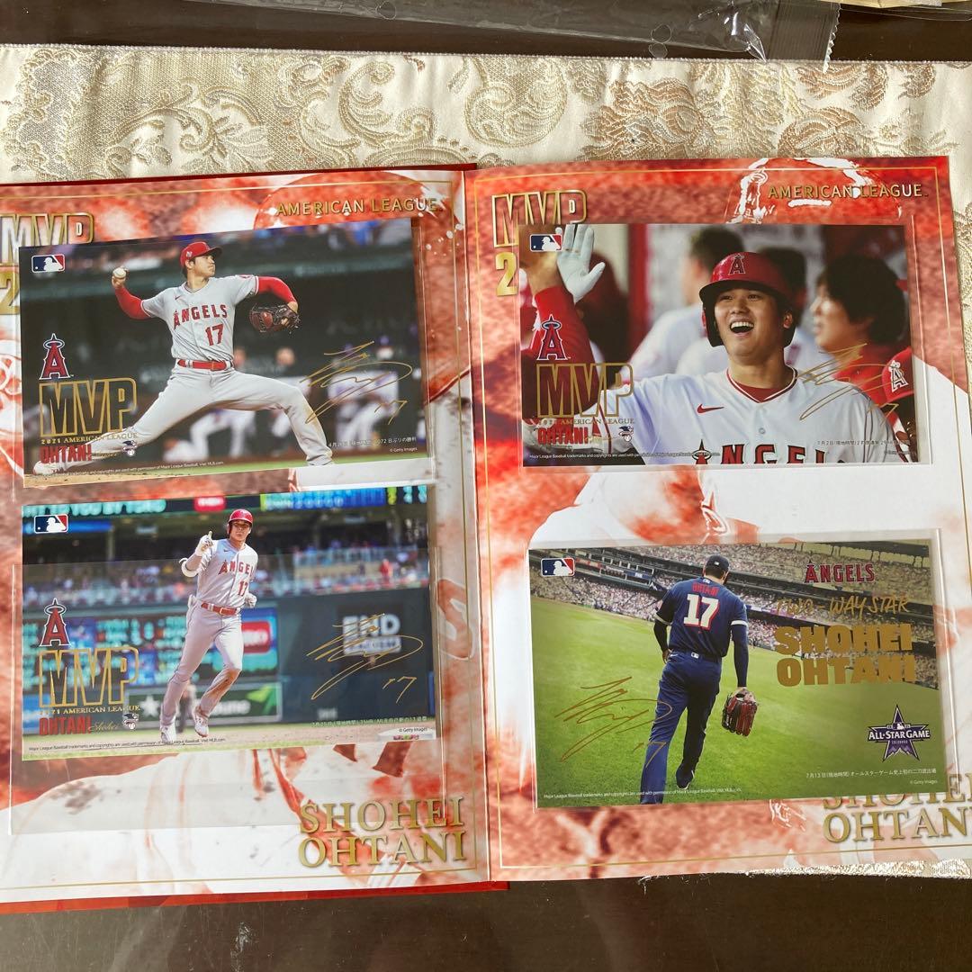 大谷翔平　2021年MVP受賞記念　プレミアムフレームセット　切手無し