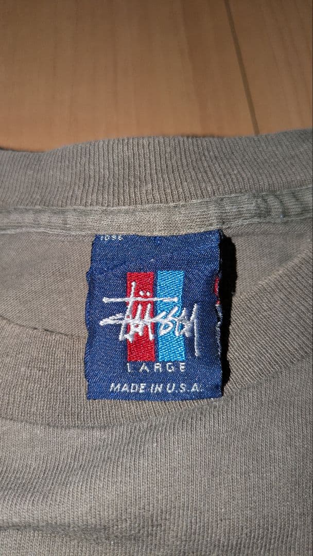 OLD Stussy 90' sドラゴンTシャツ オリーブMade in USA