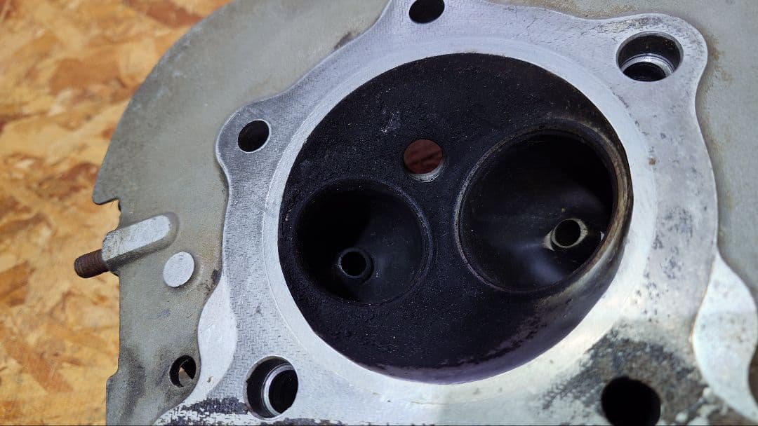 ヤマハSR500 400　OMC コンプリートシリンダーヘッド 面研ポート加工品