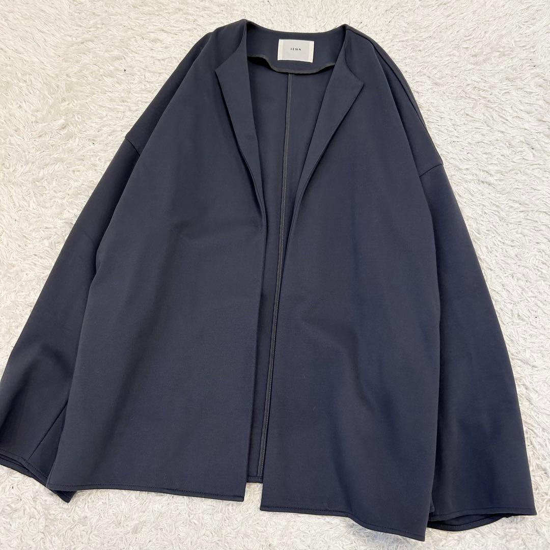 IENA イエナ ツイルジャージノーカラーブルゾン　スプリングコート