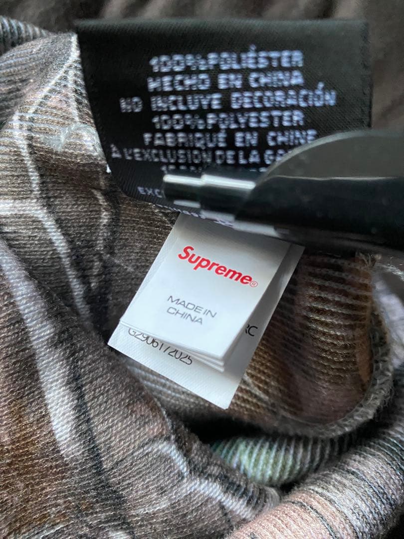Supreme ボックスロゴビーニー（ツリーカモ）