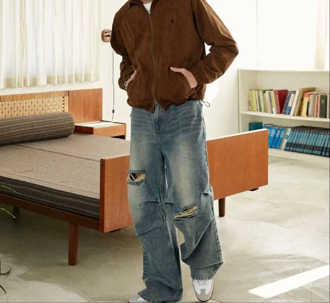 U.S. POLO ASSN./ユーエスポロアッスン　スエードタッチ ブルゾン