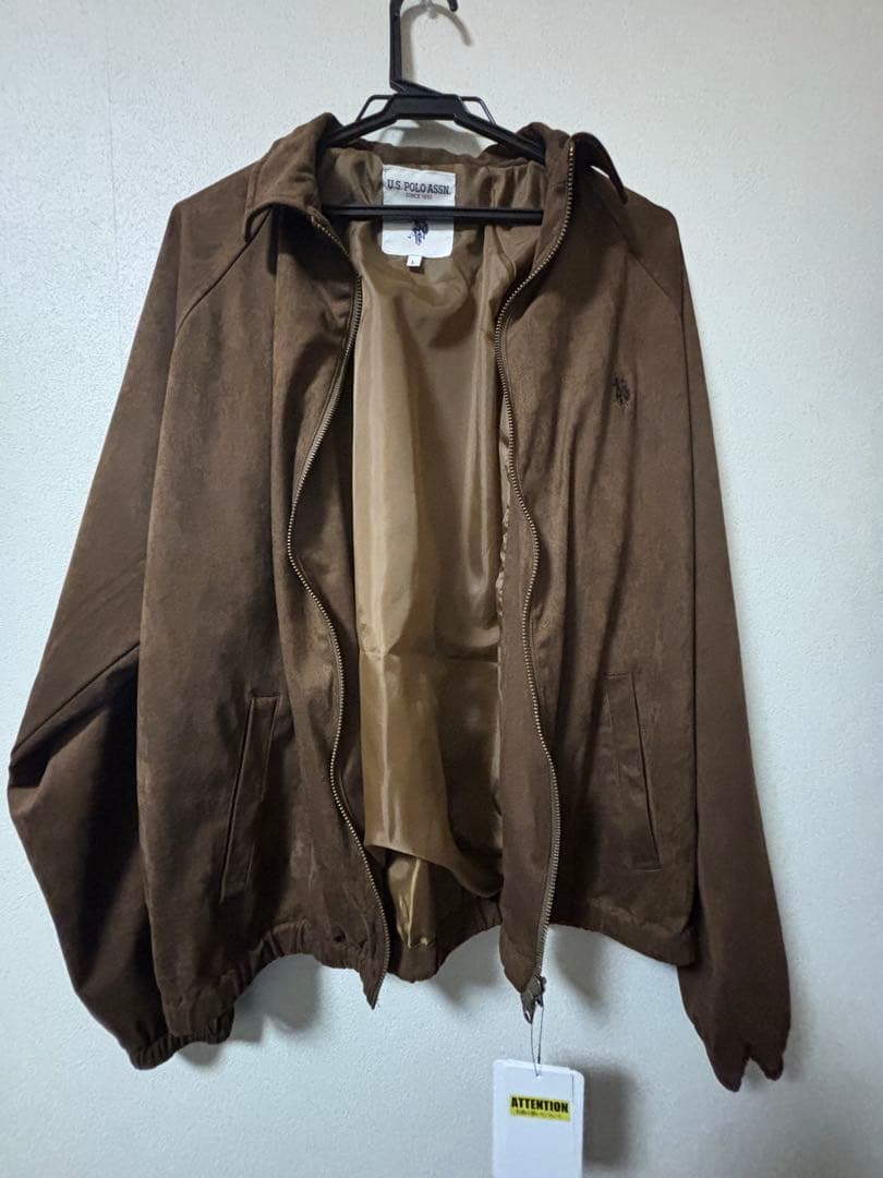 U.S. POLO ASSN./ユーエスポロアッスン　スエードタッチ ブルゾン