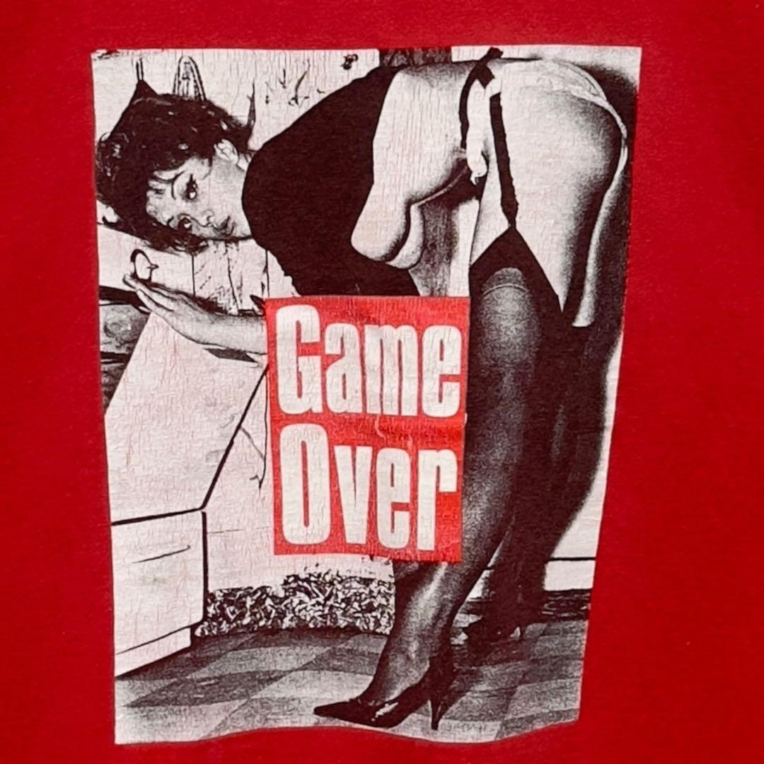 【09SS☆希少デザイン】supreme GAME OVER Tee