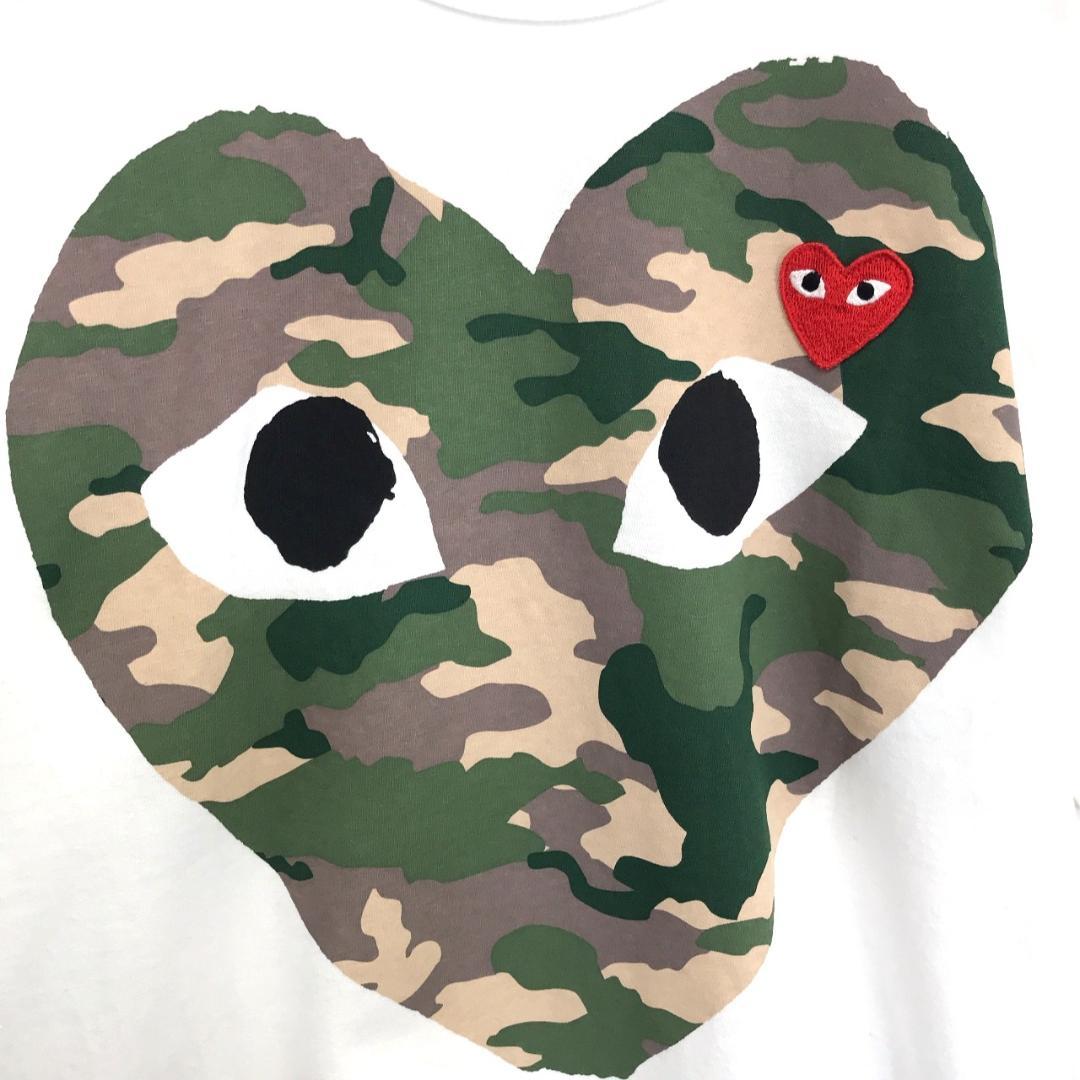 トップス COMME des GARCONS : Printed Camo Heart T