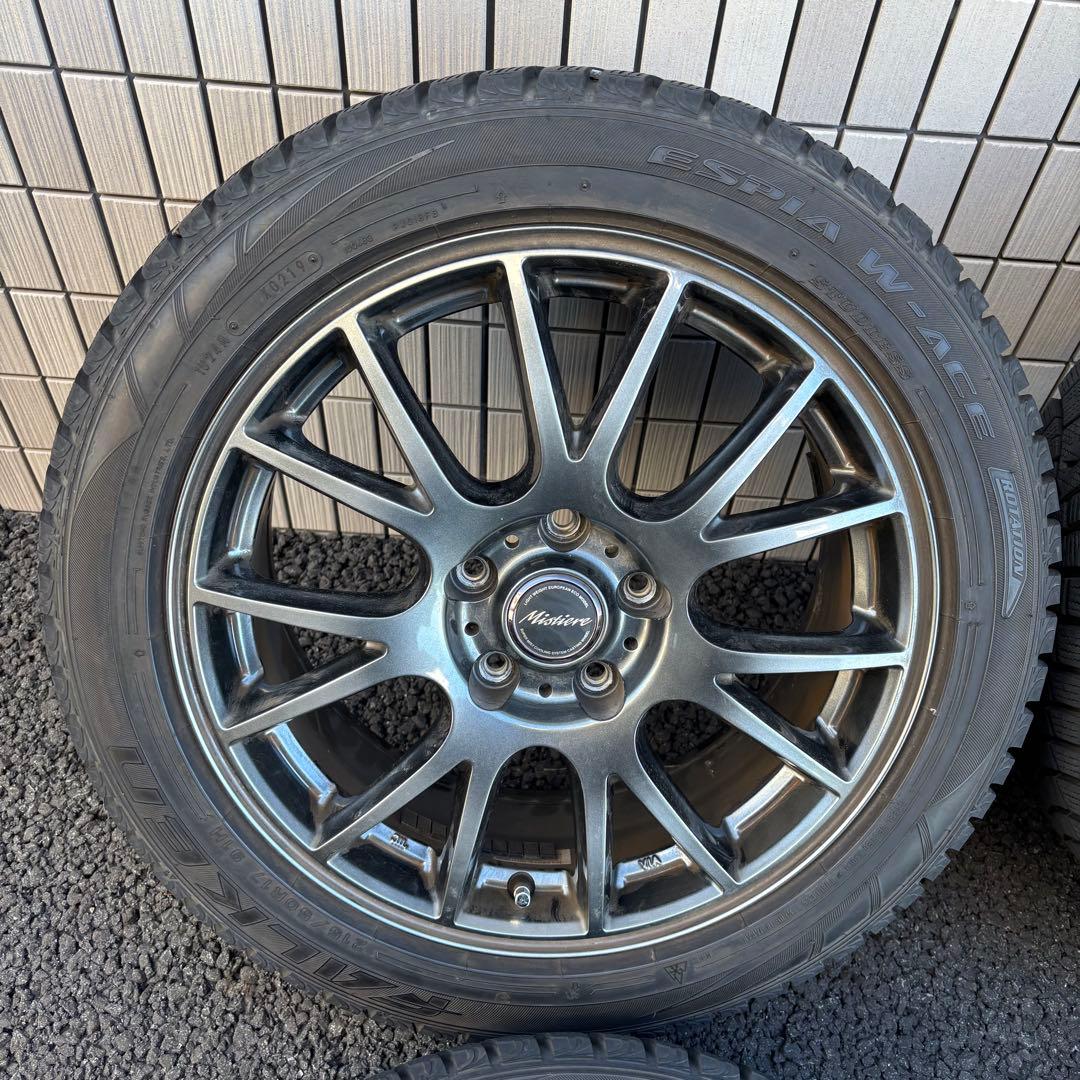 ファルケンESPIA 215/50R17 スタッドレスタイヤホイール4本セット