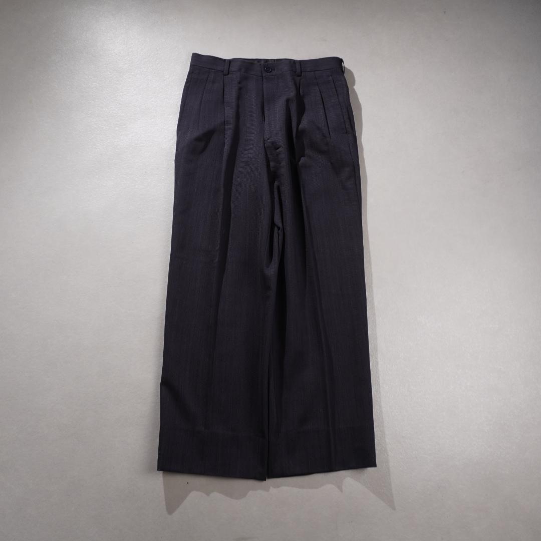 LANVIN ダブルセットアップスーツ フォーマル ダークグレー/EZ184