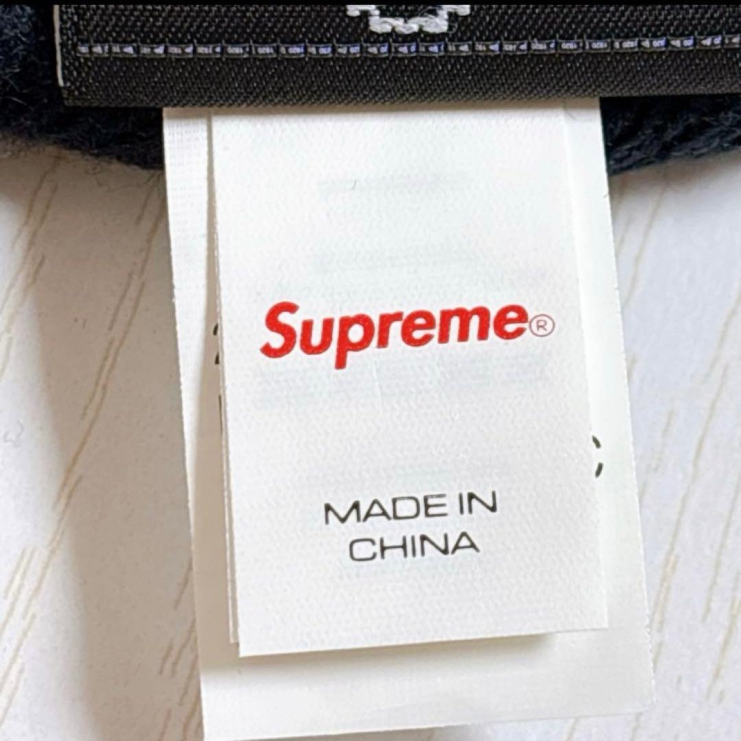 Supreme NEW ERA Yankees ニット帽　ビーニー　ブラック