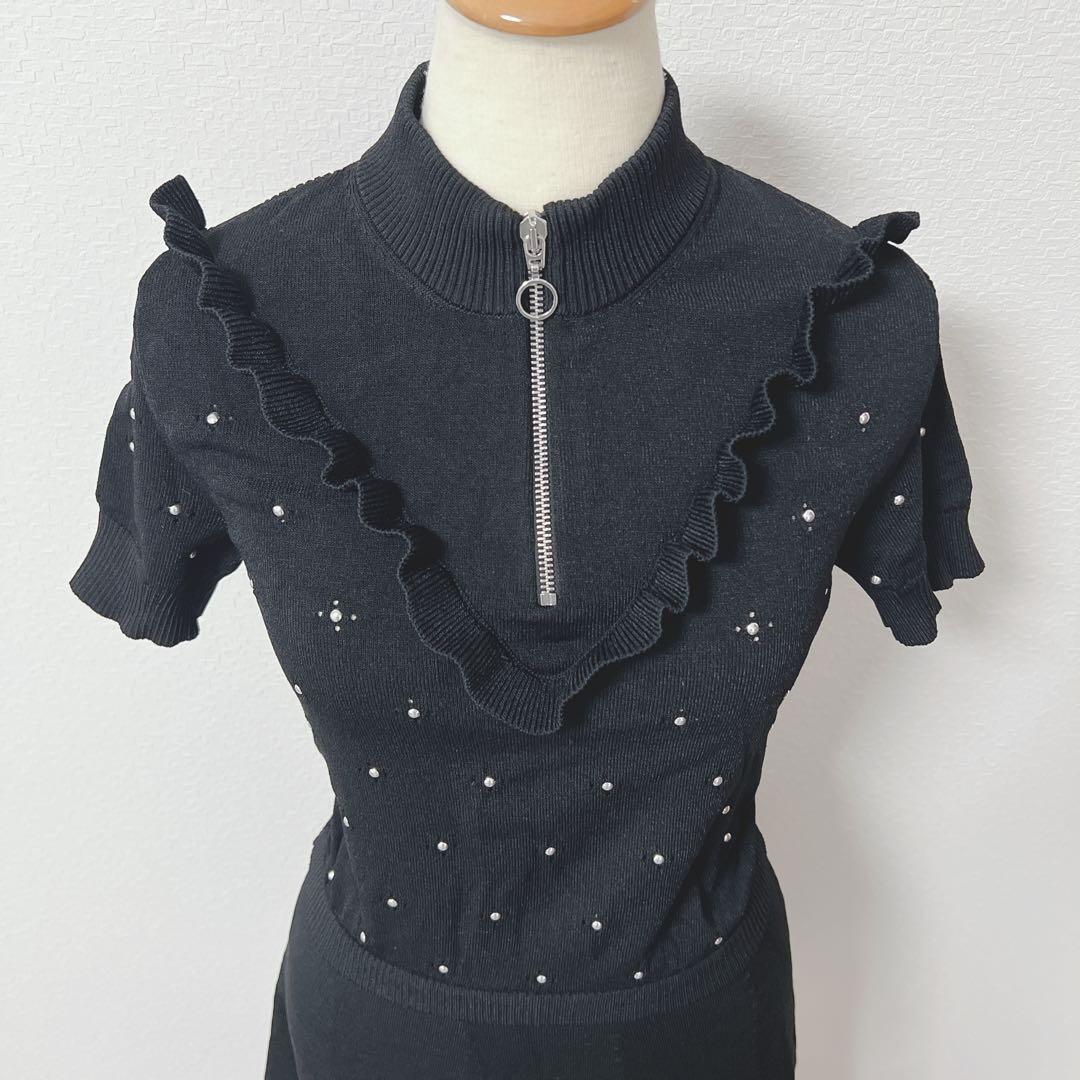 REDVALENTINO レッドヴァレンチノ　ブラックワンピース　ブランド　上品