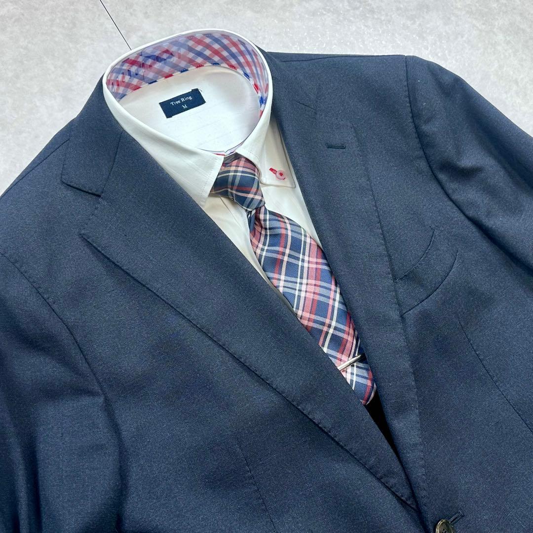 【美品】Maker's Shirt 鎌倉 ナポリジャケット ネイビー 50